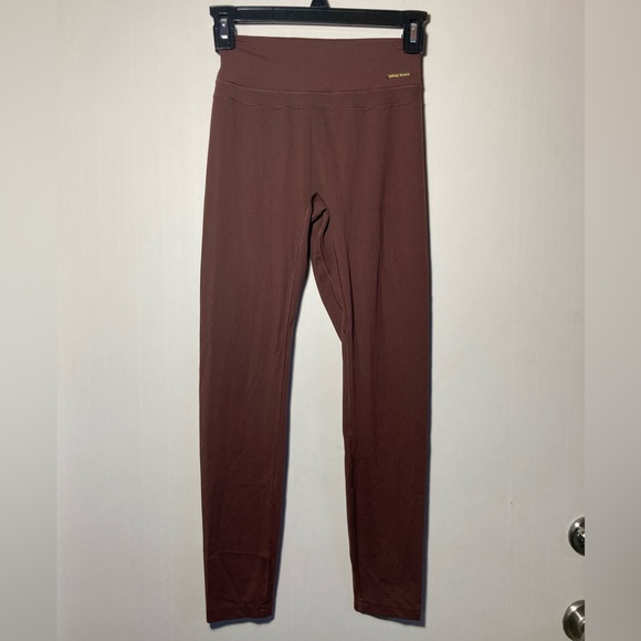 Gymshark X Whitney Simmons High Rise Leggings 26” Inseam Reddish Brown XSmall - Picture 2 of 16